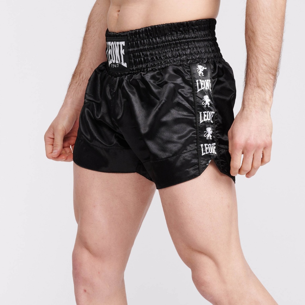 Portrait Leo Print Muay Thai Boxing Shorts main image 1